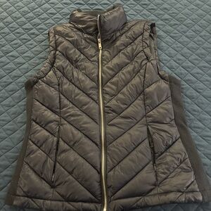 Women's Black Quilted Vest